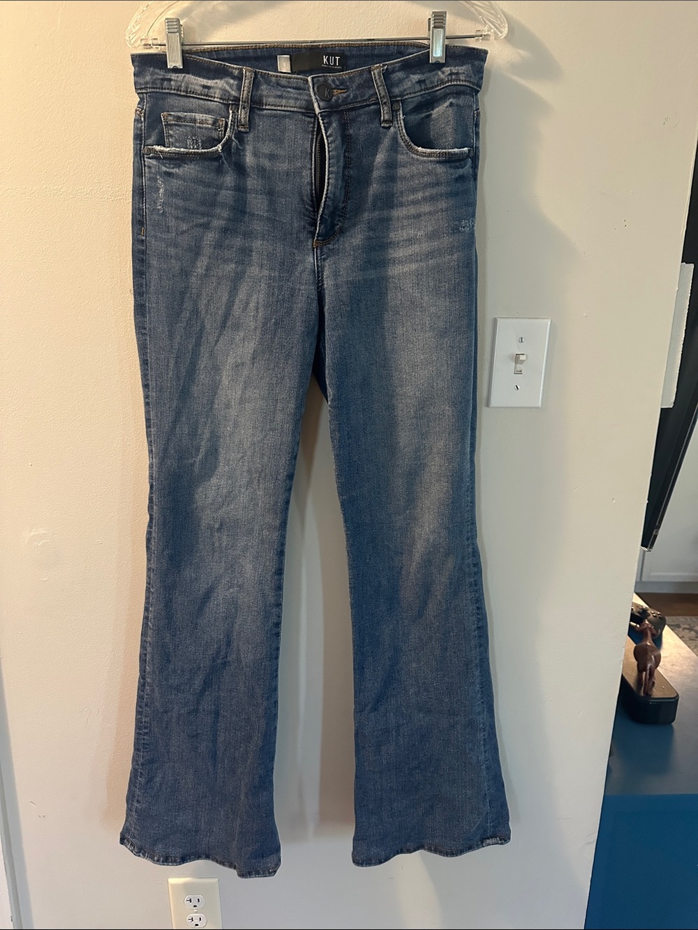 Kut from the Kloth Medium Blue Flare Jeans